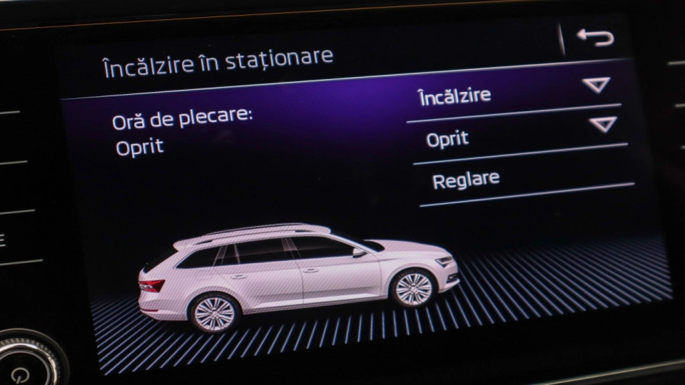 Skoda Superb 2.0TDI DSG Laurin&Klement Canton Crystal Lighting Webasto - imaginea 23