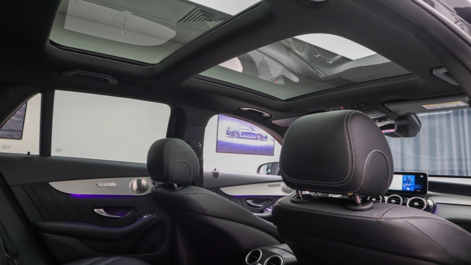 Mercedes GLC 300e AMG Burmester Ambientale Panoramic - imaginea 6