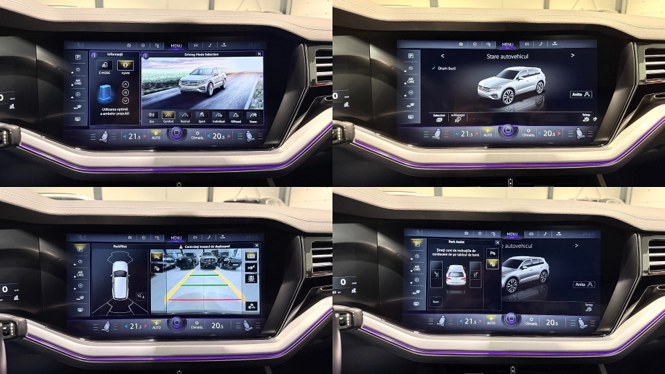 VW Touareg eHybrid Piele Puglia Ventilatie Panoramic IQ Light Carlig - imaginea 32