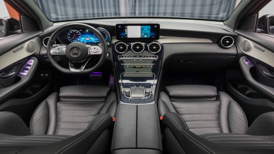 Mercedes GLC 300e AMG Burmester Ambientale Panoramic - imaginea 7