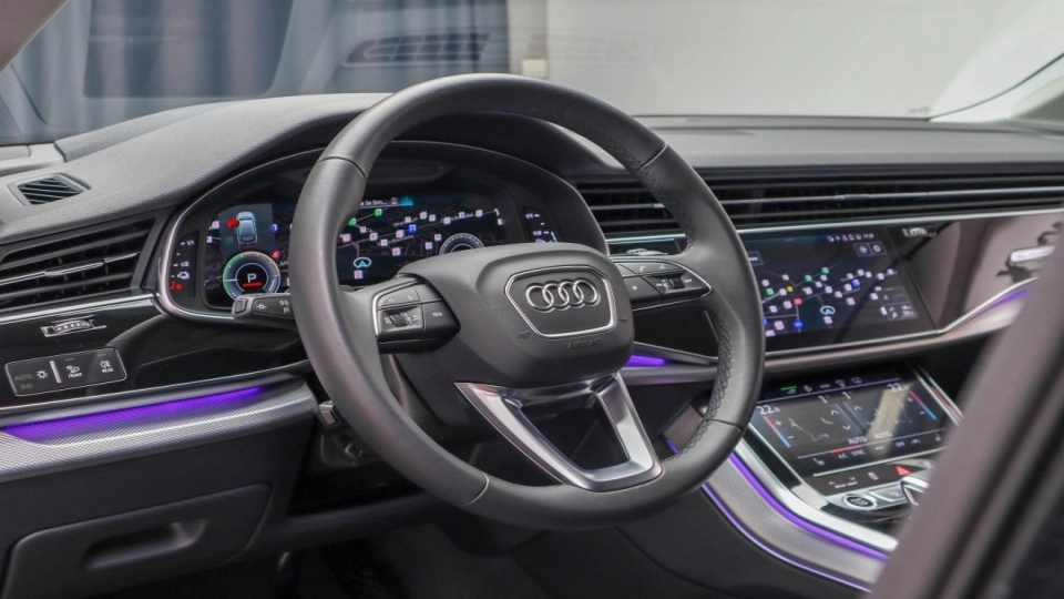 Audi Q7 55TFSIe Quattro Matrix LED Ambientale Cockpit HeadUp Keyless - imaginea 25