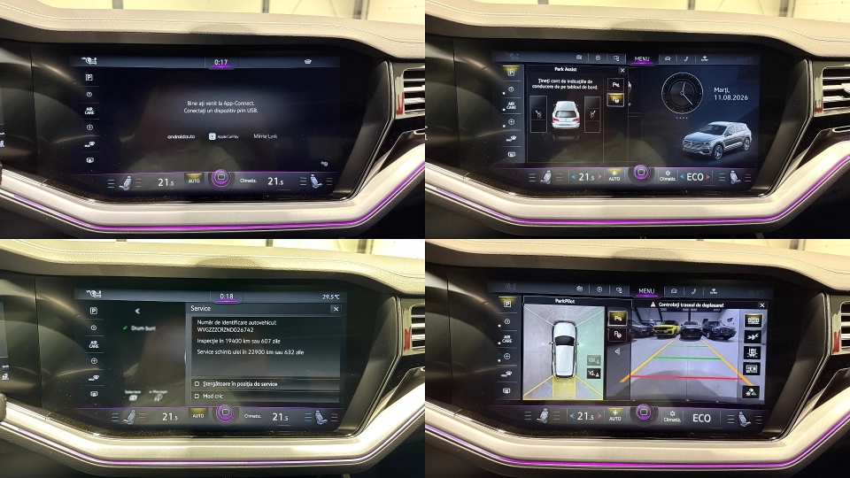 VW Touareg eHybrid Ventilatie Panoramic IQ Light Keyless Carlig 360 - imaginea 34