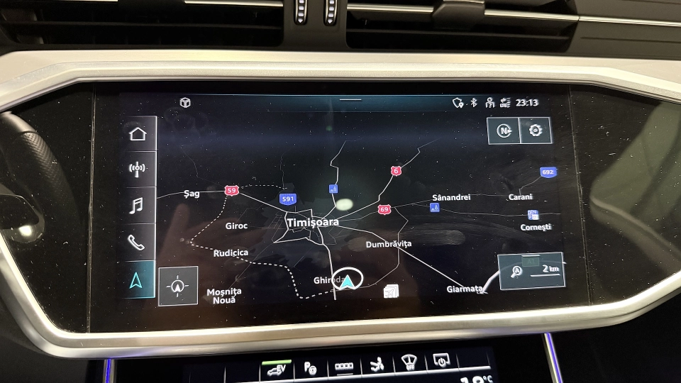 Audi A7 55 TFSIe SLine Matrix Trapa Ambientale Keyless - imaginea 39