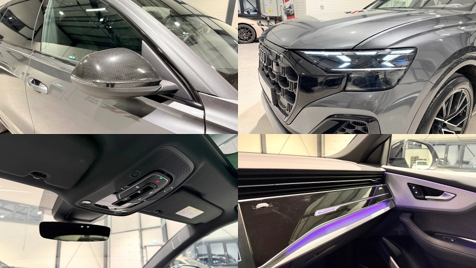 Audi Q8 55TFSIe S-Line Ventilatie B&O Matrix Trapa Punte viratoare - imaginea 40