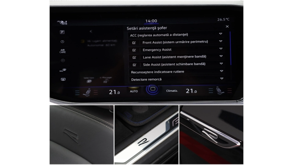 VW Touareg R Line 462 cai Panoramic IQ Light Ventilatie Keyless HeadUp - imaginea 38