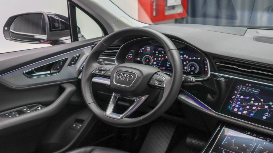 Audi Q7 55TFSIe Quattro Matrix LED Ambientale Cockpit HeadUp Keyless - imaginea 29