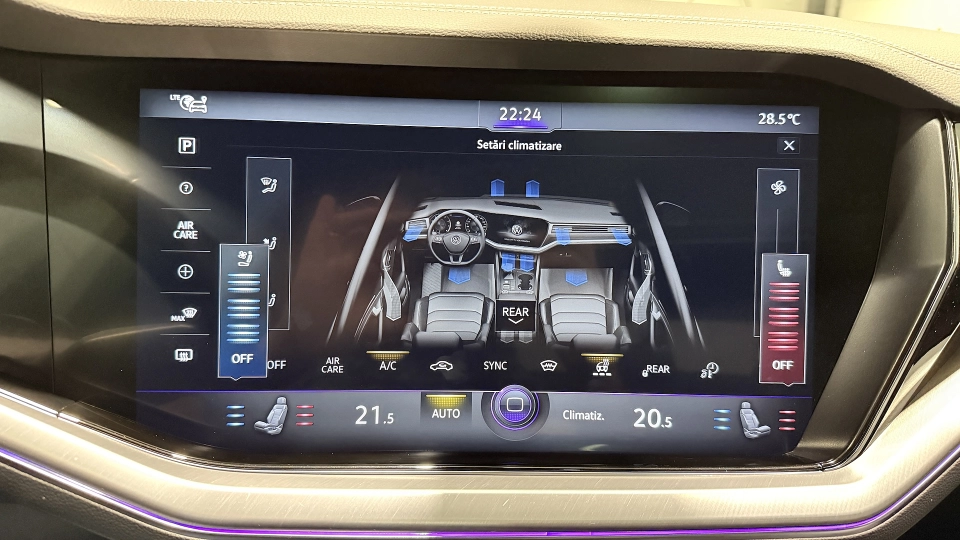 VW Touareg eHybrid Piele Puglia Ventilatie Panoramic IQ Light Carlig - imaginea 25