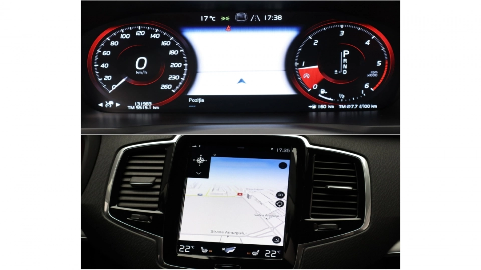 Volvo XC 90 D5 Aut 7 Locuri 4x4 Thor LED Keyless Go/Entry Virt.Cockpit - imaginea 38