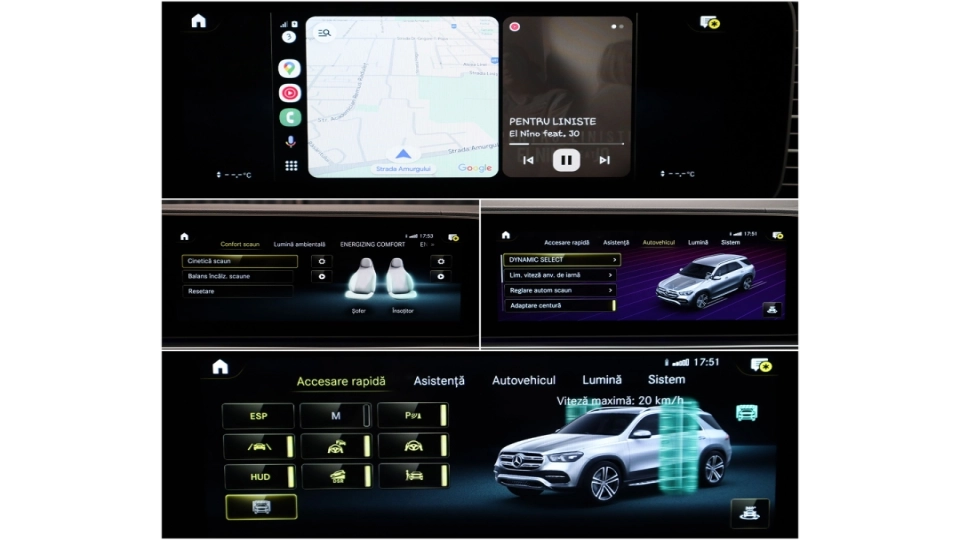 Mercedes GLE 350 de AMG Incalzire/Ventilatie Tablete spate Burmester - imaginea 39