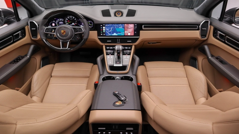 Porsche Cayenne e-hybrid Ventilatie fata/spate Burmester Softclose - imaginea 7