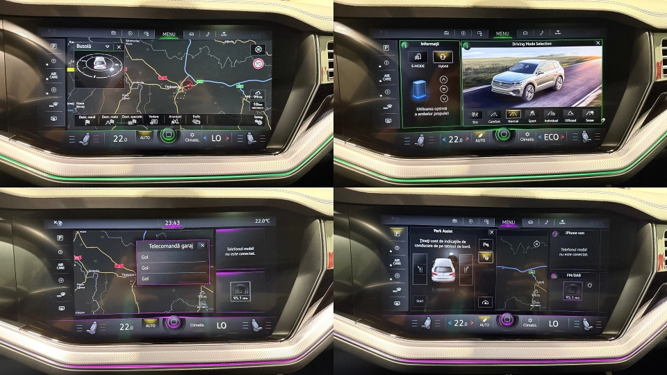 VW Touareg R Ventilatie Trapa Masaj Ambientale Incalzire Carlig - imaginea 32