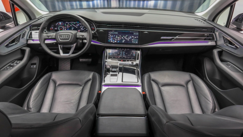 Audi Q7 55TFSIe Quattro Matrix LED Ambientale Cockpit HeadUp Keyless - imaginea 7
