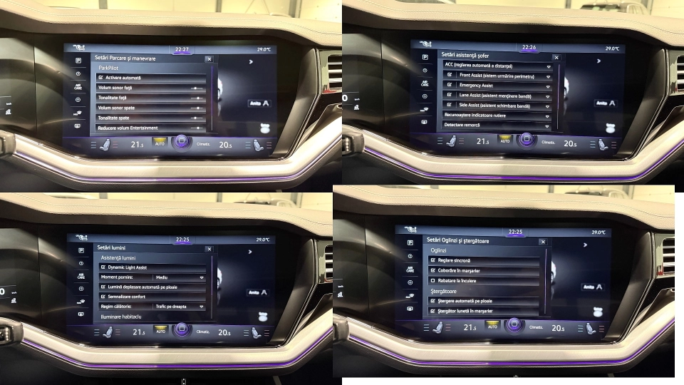 VW Touareg eHybrid Piele Puglia Ventilatie Panoramic IQ Light Carlig - imaginea 34