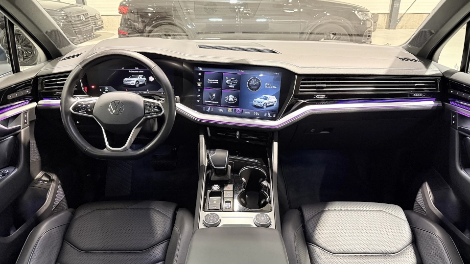 VW Touareg eHybrid Masaj Ventilatie Panoramic IQ Light Keyless Carlig - imaginea 5