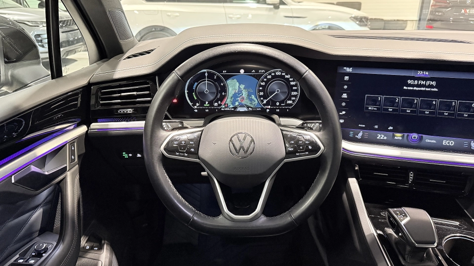 VW Touareg eHybrid Piele Puglia Ventilatie Panoramic IQ Light Carlig - imaginea 19