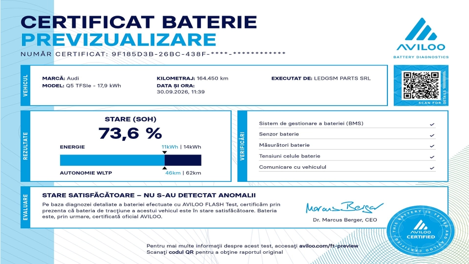  Audi Q5 55 TFSIe Quattro Incalzire Scaune Matrix SLine Competition - imaginea 6