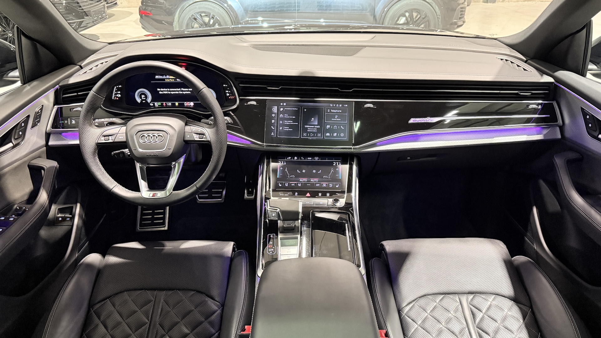 Audi Q8 55TFSIe S-Line Ventilatie B&O Matrix Trapa Punte Viratoare